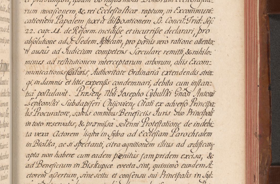 Zdjęcie nr 710 dla obiektu archiwalnego: Acta actorum episcopalium R. D. Constantini Feliciani in Szaniawy Szaniawski, episcopi Cracoviensis, ducis Severiae per annos 1724 - 1727 conscripta. Volumen II