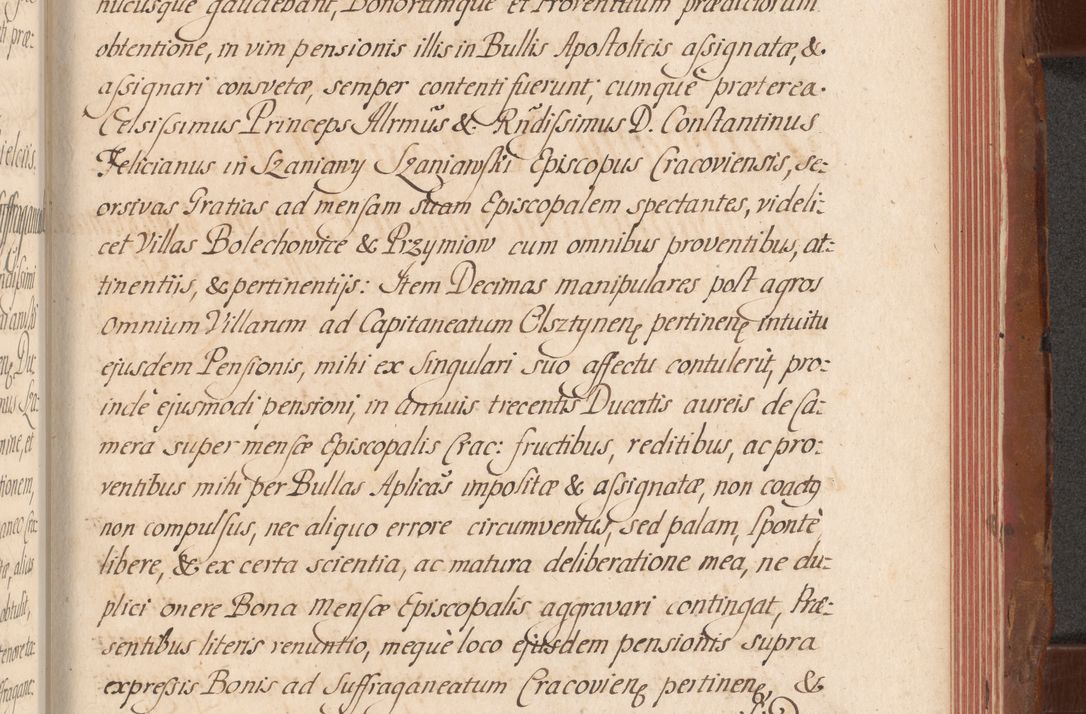 Zdjęcie nr 712 dla obiektu archiwalnego: Acta actorum episcopalium R. D. Constantini Feliciani in Szaniawy Szaniawski, episcopi Cracoviensis, ducis Severiae per annos 1724 - 1727 conscripta. Volumen II