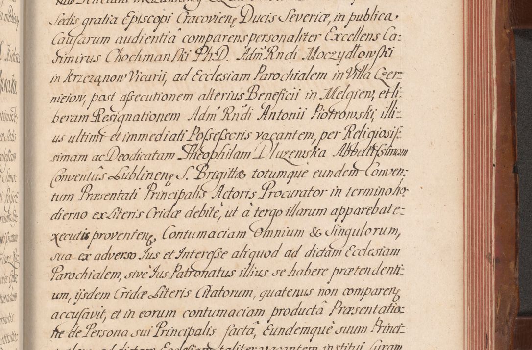 Zdjęcie nr 700 dla obiektu archiwalnego: Acta actorum episcopalium R. D. Constantini Feliciani in Szaniawy Szaniawski, episcopi Cracoviensis, ducis Severiae per annos 1724 - 1727 conscripta. Volumen II