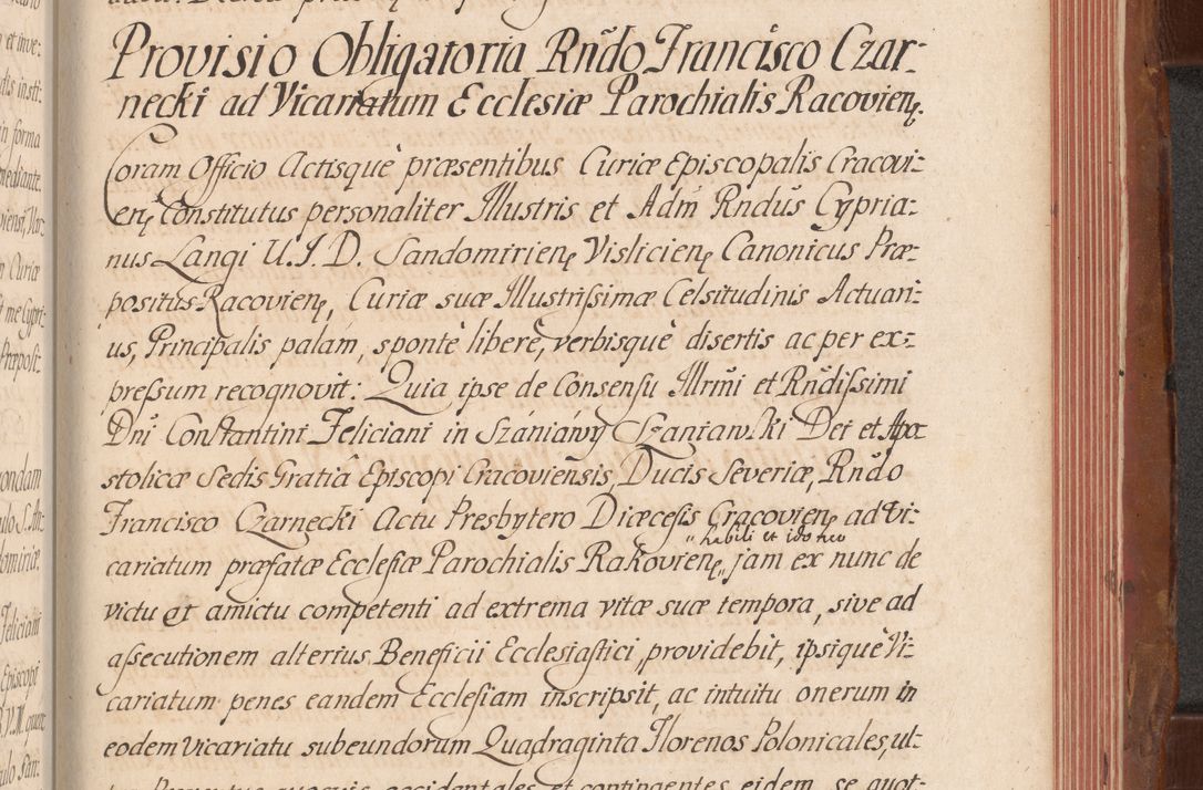 Zdjęcie nr 692 dla obiektu archiwalnego: Acta actorum episcopalium R. D. Constantini Feliciani in Szaniawy Szaniawski, episcopi Cracoviensis, ducis Severiae per annos 1724 - 1727 conscripta. Volumen II