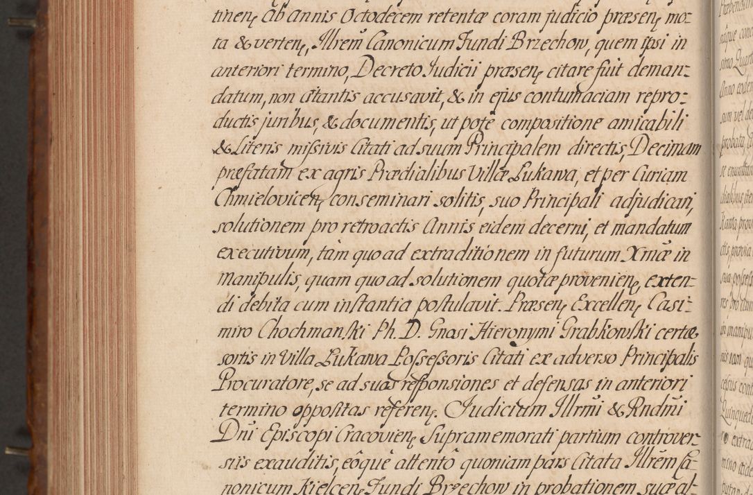 Zdjęcie nr 685 dla obiektu archiwalnego: Acta actorum episcopalium R. D. Constantini Feliciani in Szaniawy Szaniawski, episcopi Cracoviensis, ducis Severiae per annos 1724 - 1727 conscripta. Volumen II