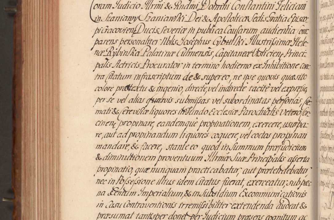 Zdjęcie nr 683 dla obiektu archiwalnego: Acta actorum episcopalium R. D. Constantini Feliciani in Szaniawy Szaniawski, episcopi Cracoviensis, ducis Severiae per annos 1724 - 1727 conscripta. Volumen II