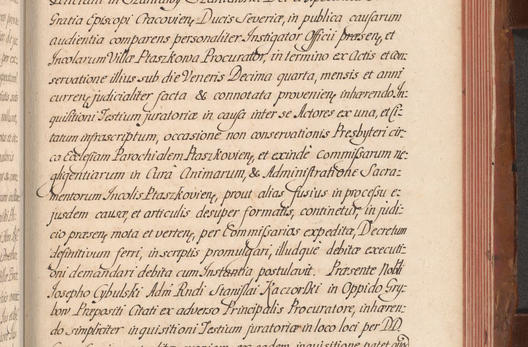 Zdjęcie nr 688 dla obiektu archiwalnego: Acta actorum episcopalium R. D. Constantini Feliciani in Szaniawy Szaniawski, episcopi Cracoviensis, ducis Severiae per annos 1724 - 1727 conscripta. Volumen II