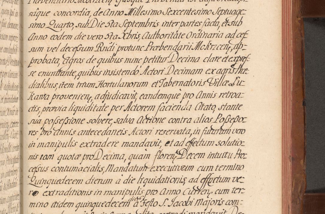 Zdjęcie nr 686 dla obiektu archiwalnego: Acta actorum episcopalium R. D. Constantini Feliciani in Szaniawy Szaniawski, episcopi Cracoviensis, ducis Severiae per annos 1724 - 1727 conscripta. Volumen II