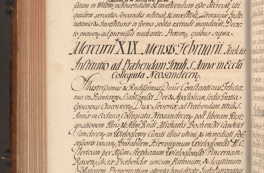 Zdjęcie nr 679 dla obiektu archiwalnego: Acta actorum episcopalium R. D. Constantini Feliciani in Szaniawy Szaniawski, episcopi Cracoviensis, ducis Severiae per annos 1724 - 1727 conscripta. Volumen II