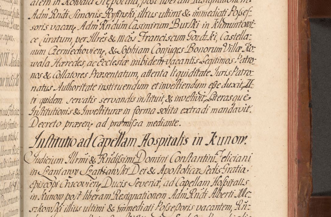 Zdjęcie nr 680 dla obiektu archiwalnego: Acta actorum episcopalium R. D. Constantini Feliciani in Szaniawy Szaniawski, episcopi Cracoviensis, ducis Severiae per annos 1724 - 1727 conscripta. Volumen II