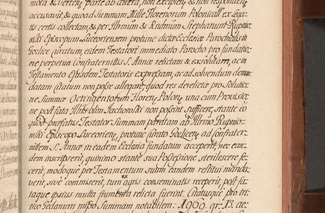 Zdjęcie nr 676 dla obiektu archiwalnego: Acta actorum episcopalium R. D. Constantini Feliciani in Szaniawy Szaniawski, episcopi Cracoviensis, ducis Severiae per annos 1724 - 1727 conscripta. Volumen II