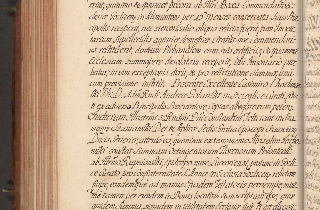 Zdjęcie nr 677 dla obiektu archiwalnego: Acta actorum episcopalium R. D. Constantini Feliciani in Szaniawy Szaniawski, episcopi Cracoviensis, ducis Severiae per annos 1724 - 1727 conscripta. Volumen II