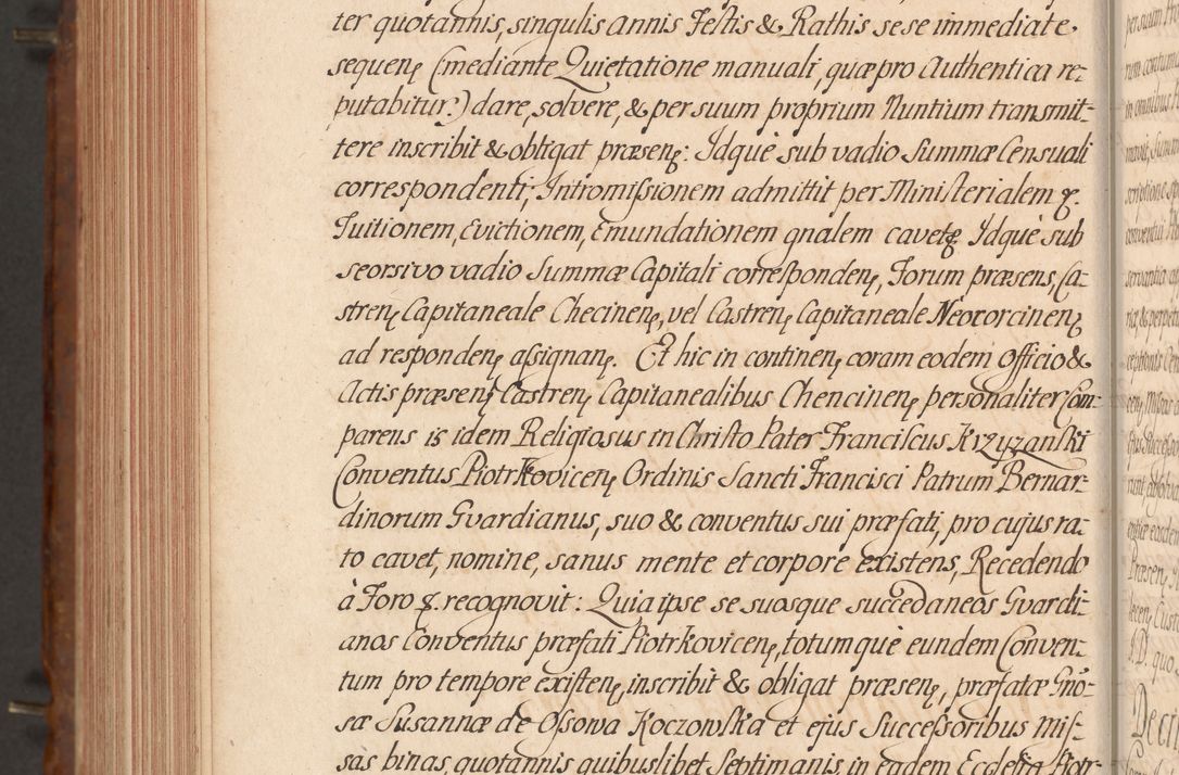 Zdjęcie nr 671 dla obiektu archiwalnego: Acta actorum episcopalium R. D. Constantini Feliciani in Szaniawy Szaniawski, episcopi Cracoviensis, ducis Severiae per annos 1724 - 1727 conscripta. Volumen II