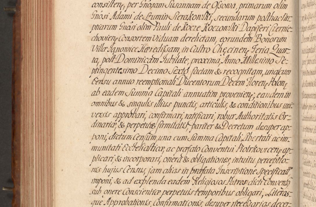 Zdjęcie nr 669 dla obiektu archiwalnego: Acta actorum episcopalium R. D. Constantini Feliciani in Szaniawy Szaniawski, episcopi Cracoviensis, ducis Severiae per annos 1724 - 1727 conscripta. Volumen II