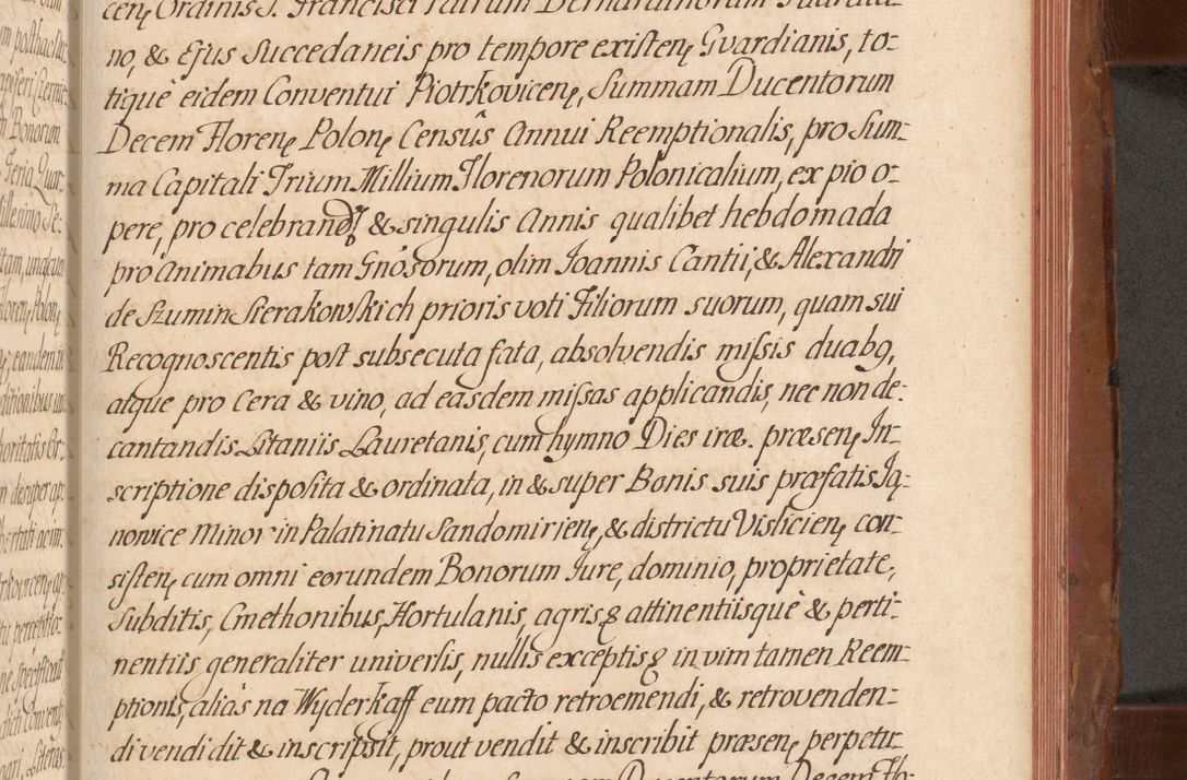 Zdjęcie nr 670 dla obiektu archiwalnego: Acta actorum episcopalium R. D. Constantini Feliciani in Szaniawy Szaniawski, episcopi Cracoviensis, ducis Severiae per annos 1724 - 1727 conscripta. Volumen II