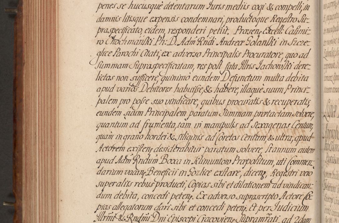 Zdjęcie nr 667 dla obiektu archiwalnego: Acta actorum episcopalium R. D. Constantini Feliciani in Szaniawy Szaniawski, episcopi Cracoviensis, ducis Severiae per annos 1724 - 1727 conscripta. Volumen II