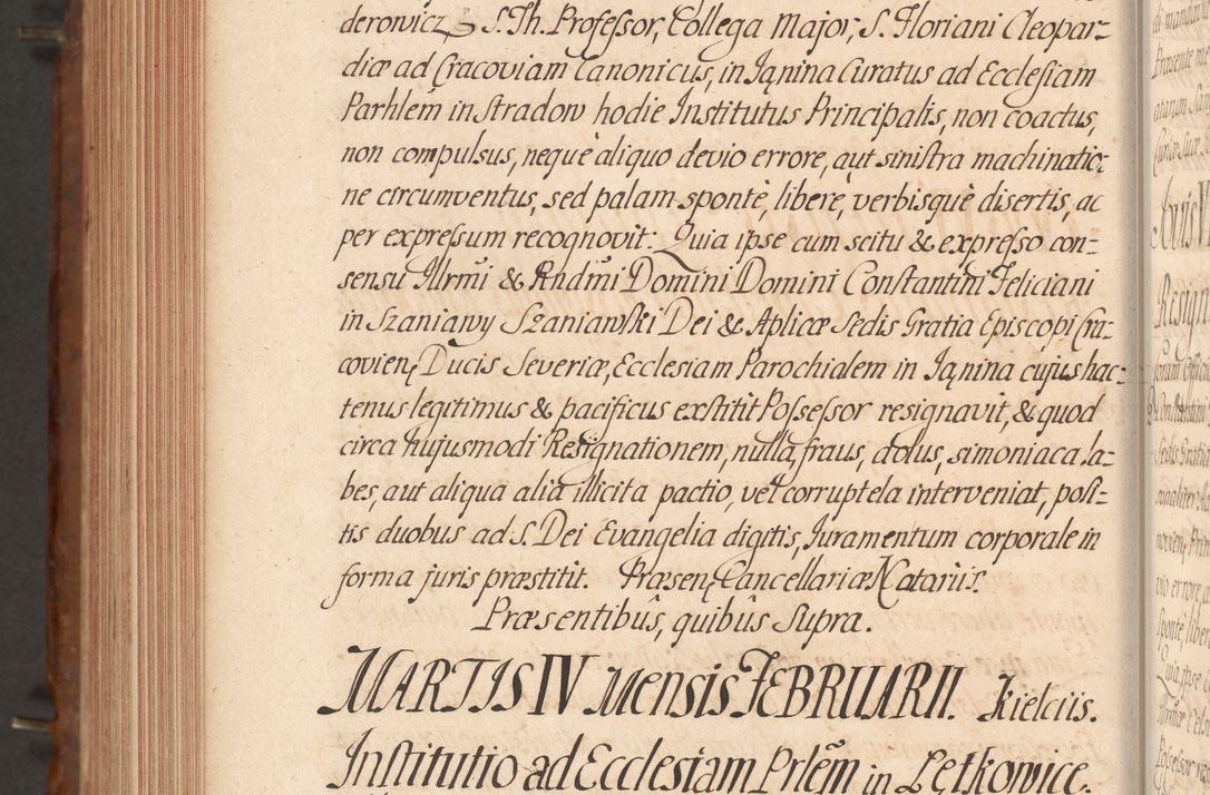 Zdjęcie nr 663 dla obiektu archiwalnego: Acta actorum episcopalium R. D. Constantini Feliciani in Szaniawy Szaniawski, episcopi Cracoviensis, ducis Severiae per annos 1724 - 1727 conscripta. Volumen II