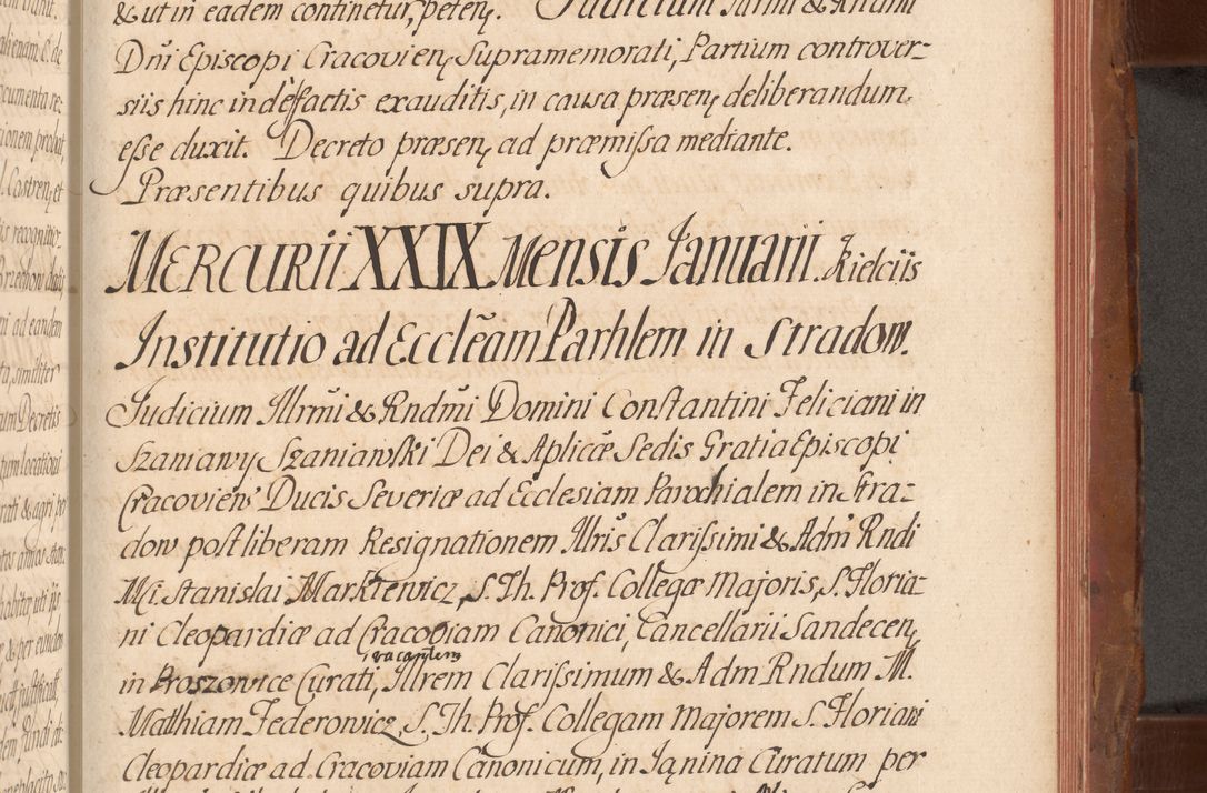 Zdjęcie nr 662 dla obiektu archiwalnego: Acta actorum episcopalium R. D. Constantini Feliciani in Szaniawy Szaniawski, episcopi Cracoviensis, ducis Severiae per annos 1724 - 1727 conscripta. Volumen II