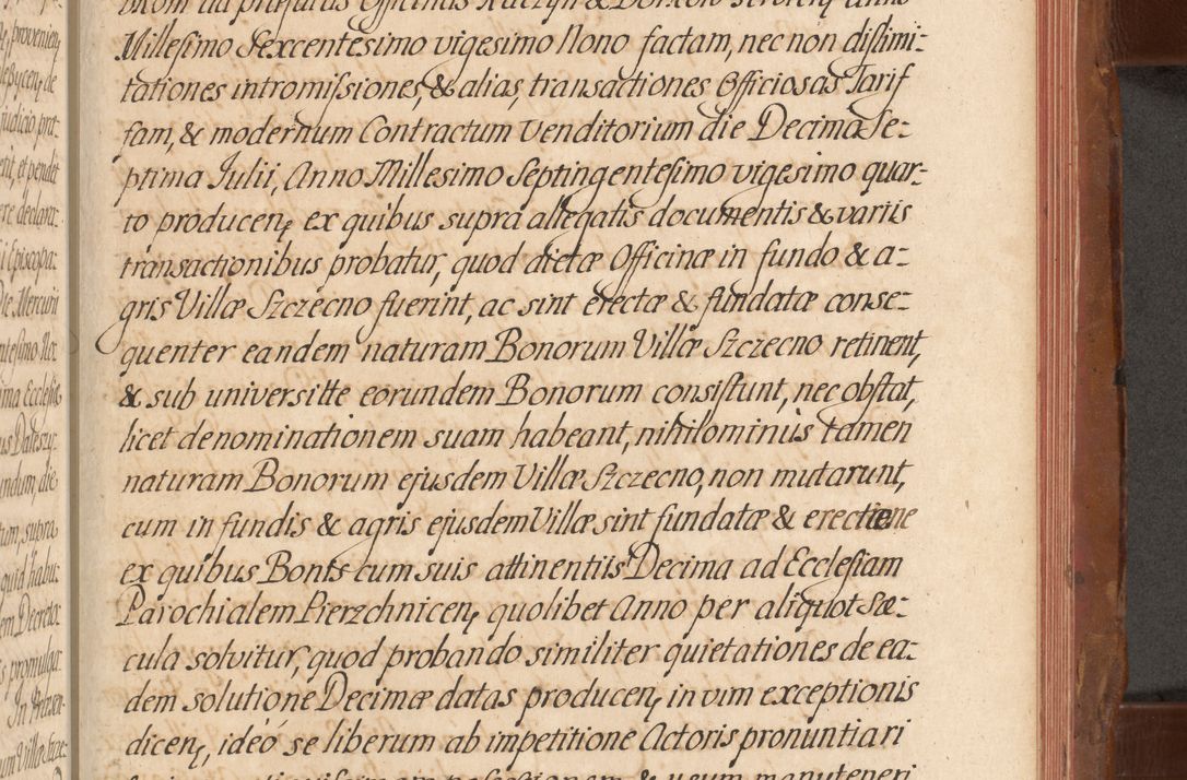 Zdjęcie nr 654 dla obiektu archiwalnego: Acta actorum episcopalium R. D. Constantini Feliciani in Szaniawy Szaniawski, episcopi Cracoviensis, ducis Severiae per annos 1724 - 1727 conscripta. Volumen II