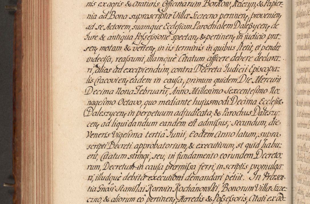 Zdjęcie nr 653 dla obiektu archiwalnego: Acta actorum episcopalium R. D. Constantini Feliciani in Szaniawy Szaniawski, episcopi Cracoviensis, ducis Severiae per annos 1724 - 1727 conscripta. Volumen II