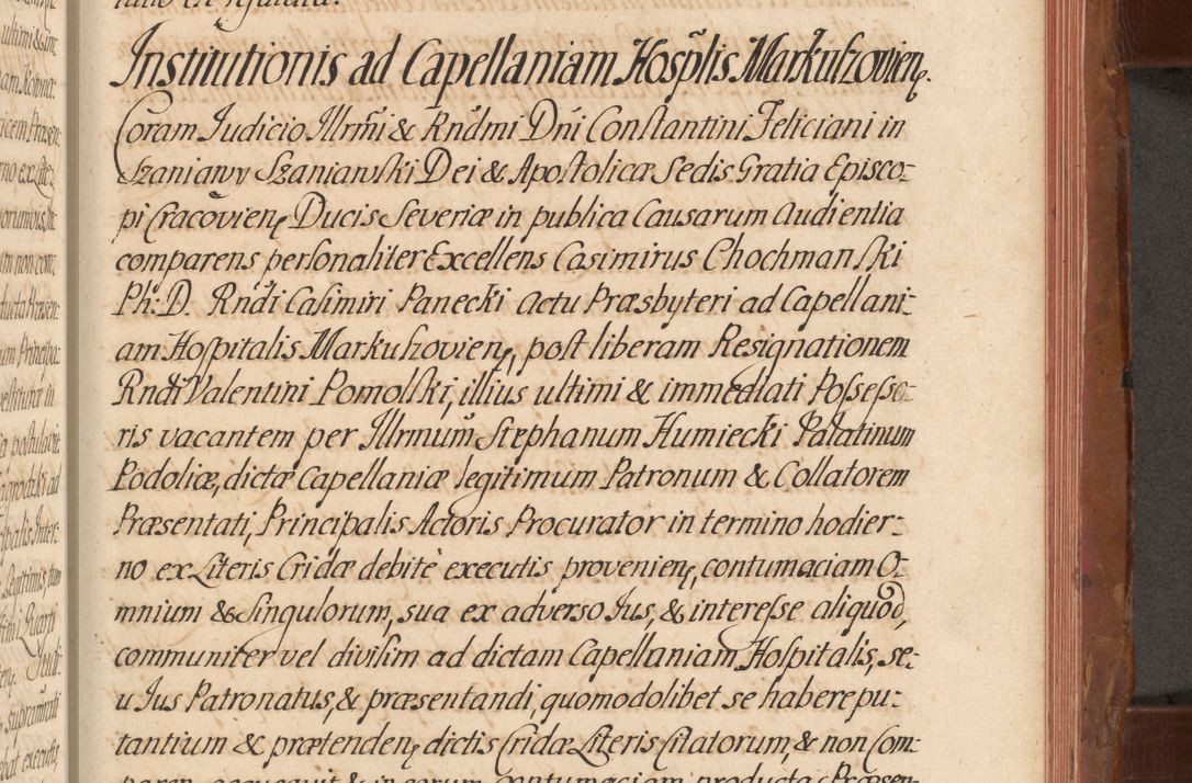 Zdjęcie nr 648 dla obiektu archiwalnego: Acta actorum episcopalium R. D. Constantini Feliciani in Szaniawy Szaniawski, episcopi Cracoviensis, ducis Severiae per annos 1724 - 1727 conscripta. Volumen II