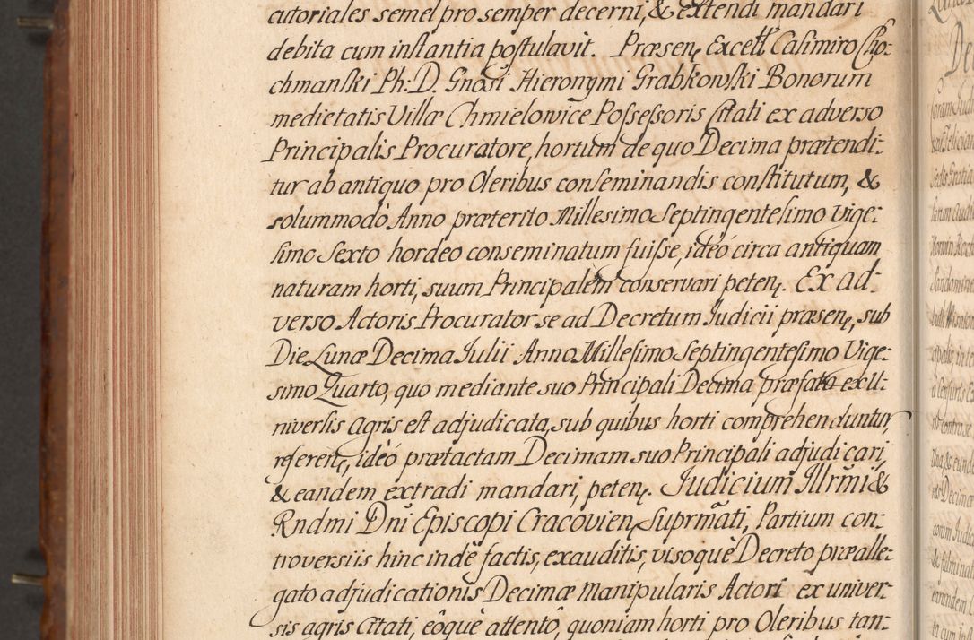Zdjęcie nr 651 dla obiektu archiwalnego: Acta actorum episcopalium R. D. Constantini Feliciani in Szaniawy Szaniawski, episcopi Cracoviensis, ducis Severiae per annos 1724 - 1727 conscripta. Volumen II