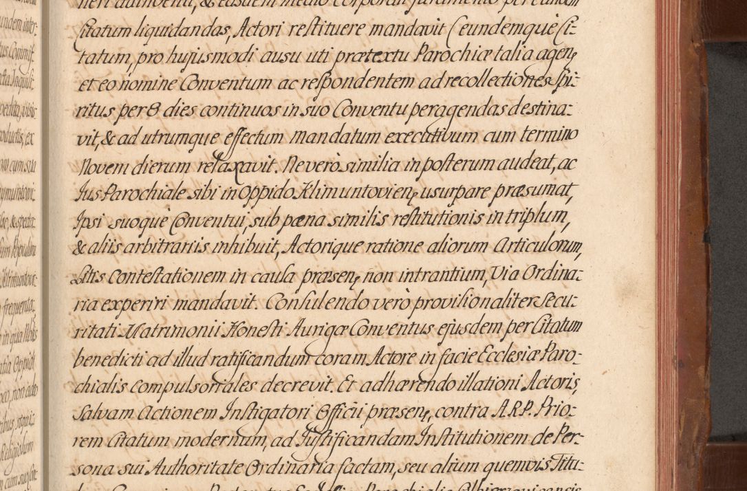 Zdjęcie nr 646 dla obiektu archiwalnego: Acta actorum episcopalium R. D. Constantini Feliciani in Szaniawy Szaniawski, episcopi Cracoviensis, ducis Severiae per annos 1724 - 1727 conscripta. Volumen II