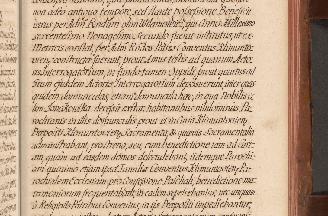 Zdjęcie nr 642 dla obiektu archiwalnego: Acta actorum episcopalium R. D. Constantini Feliciani in Szaniawy Szaniawski, episcopi Cracoviensis, ducis Severiae per annos 1724 - 1727 conscripta. Volumen II