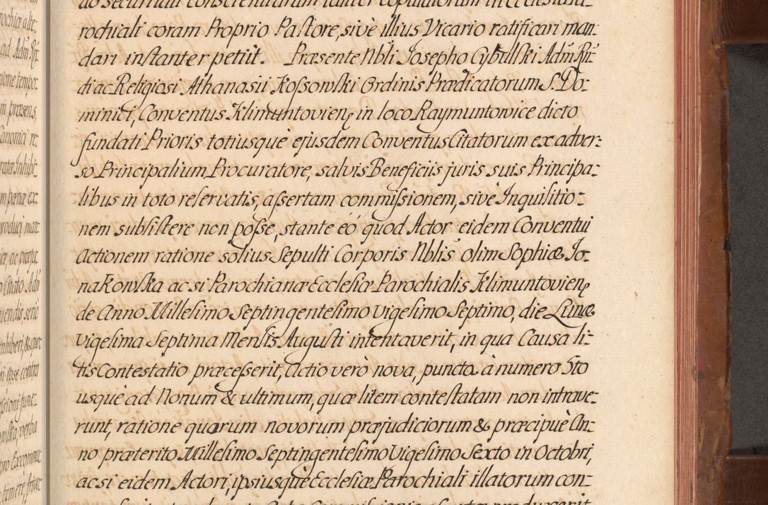 Zdjęcie nr 644 dla obiektu archiwalnego: Acta actorum episcopalium R. D. Constantini Feliciani in Szaniawy Szaniawski, episcopi Cracoviensis, ducis Severiae per annos 1724 - 1727 conscripta. Volumen II