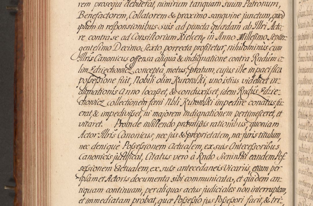 Zdjęcie nr 637 dla obiektu archiwalnego: Acta actorum episcopalium R. D. Constantini Feliciani in Szaniawy Szaniawski, episcopi Cracoviensis, ducis Severiae per annos 1724 - 1727 conscripta. Volumen II