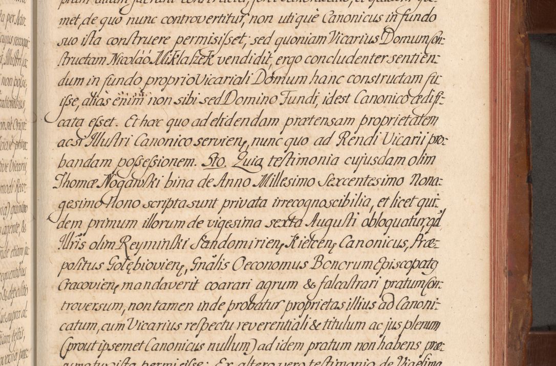 Zdjęcie nr 636 dla obiektu archiwalnego: Acta actorum episcopalium R. D. Constantini Feliciani in Szaniawy Szaniawski, episcopi Cracoviensis, ducis Severiae per annos 1724 - 1727 conscripta. Volumen II