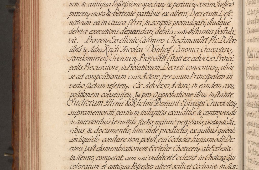 Zdjęcie nr 633 dla obiektu archiwalnego: Acta actorum episcopalium R. D. Constantini Feliciani in Szaniawy Szaniawski, episcopi Cracoviensis, ducis Severiae per annos 1724 - 1727 conscripta. Volumen II