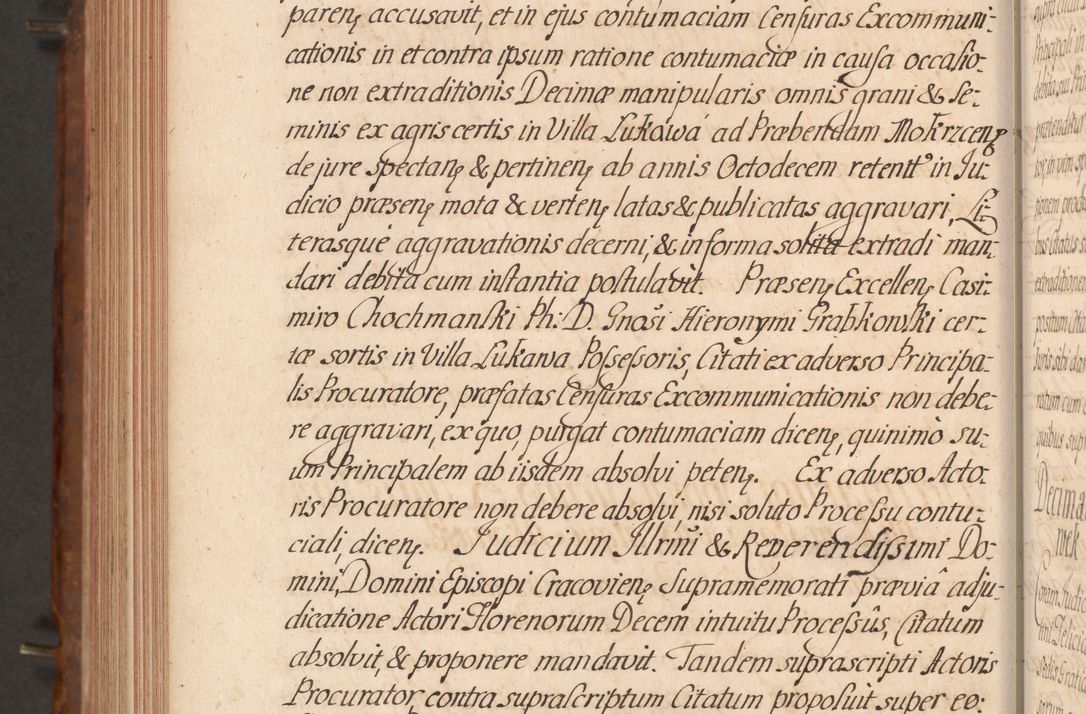 Zdjęcie nr 631 dla obiektu archiwalnego: Acta actorum episcopalium R. D. Constantini Feliciani in Szaniawy Szaniawski, episcopi Cracoviensis, ducis Severiae per annos 1724 - 1727 conscripta. Volumen II