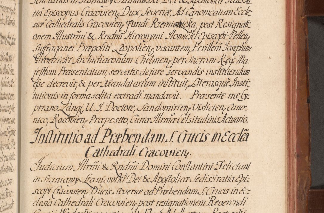 Zdjęcie nr 622 dla obiektu archiwalnego: Acta actorum episcopalium R. D. Constantini Feliciani in Szaniawy Szaniawski, episcopi Cracoviensis, ducis Severiae per annos 1724 - 1727 conscripta. Volumen II