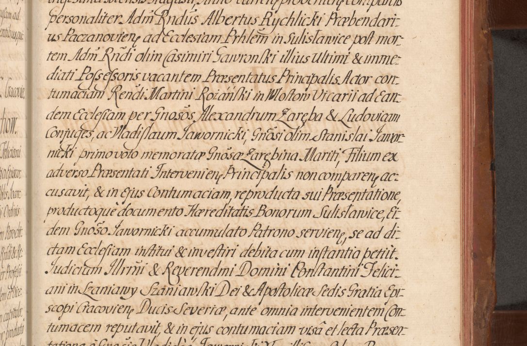 Zdjęcie nr 618 dla obiektu archiwalnego: Acta actorum episcopalium R. D. Constantini Feliciani in Szaniawy Szaniawski, episcopi Cracoviensis, ducis Severiae per annos 1724 - 1727 conscripta. Volumen II