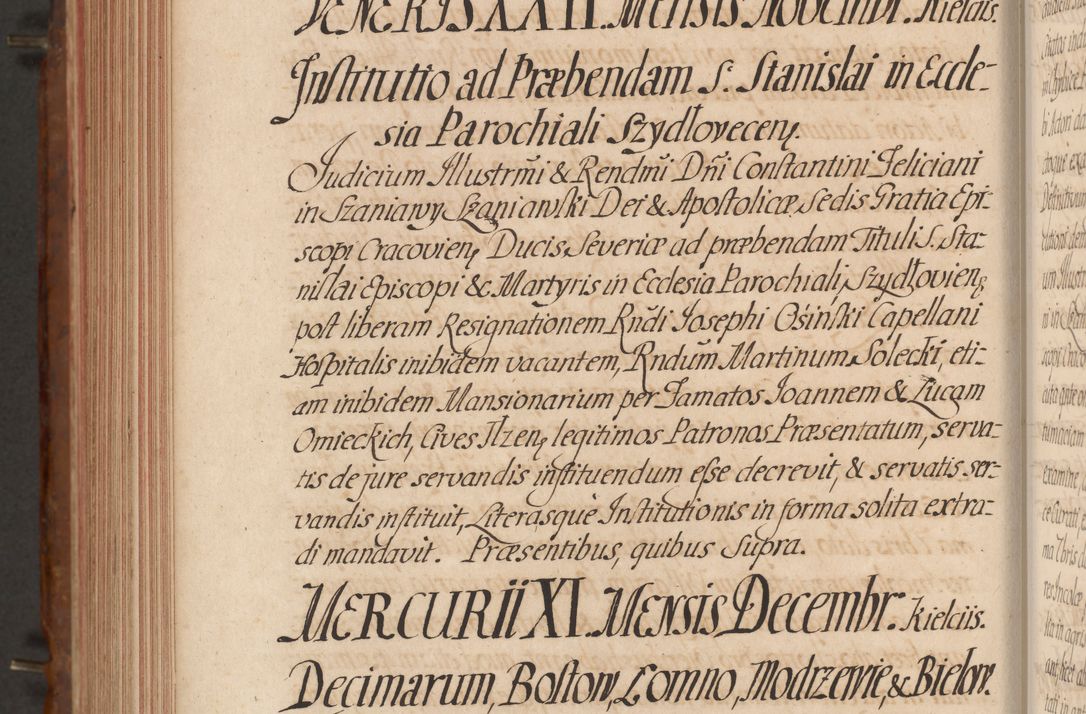 Zdjęcie nr 619 dla obiektu archiwalnego: Acta actorum episcopalium R. D. Constantini Feliciani in Szaniawy Szaniawski, episcopi Cracoviensis, ducis Severiae per annos 1724 - 1727 conscripta. Volumen II