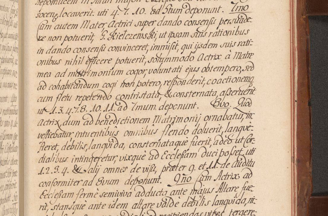 Zdjęcie nr 809 dla obiektu archiwalnego: Acta actorum episcopalium R. D. Constantini Feliciani in Szaniawy Szaniawski, episcopi Cracoviensis, ducis Severiae per annos 1724 - 1727 conscripta. Volumen II