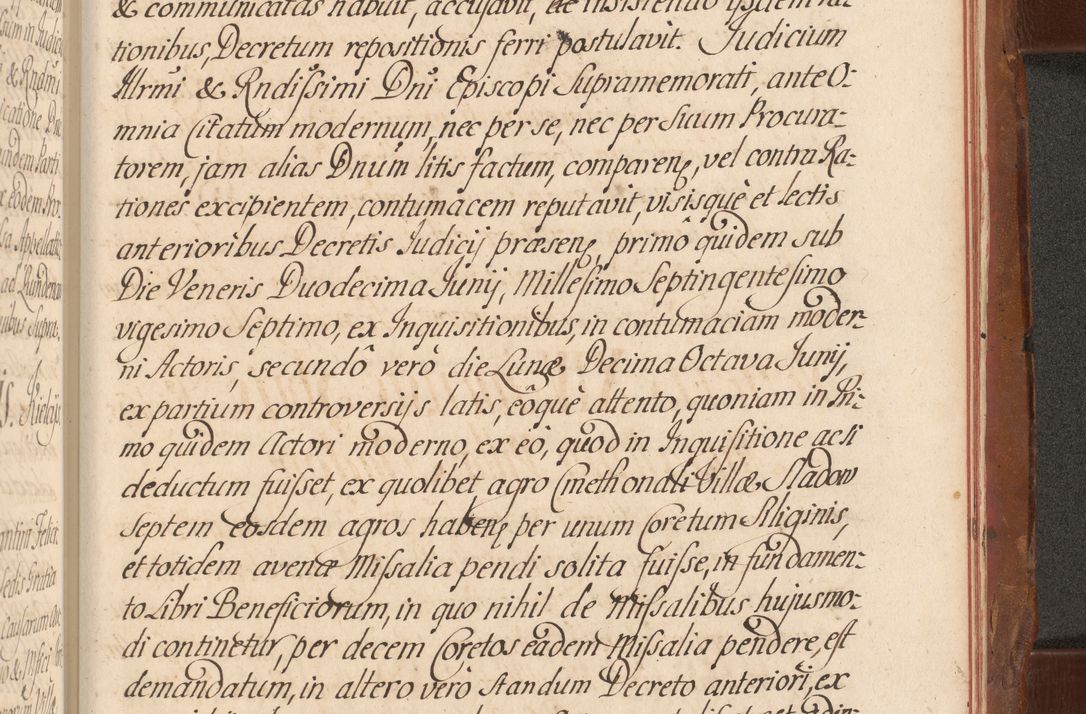 Zdjęcie nr 803 dla obiektu archiwalnego: Acta actorum episcopalium R. D. Constantini Feliciani in Szaniawy Szaniawski, episcopi Cracoviensis, ducis Severiae per annos 1724 - 1727 conscripta. Volumen II