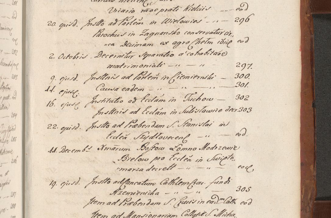 Zdjęcie nr 853 dla obiektu archiwalnego: Acta actorum episcopalium R. D. Constantini Feliciani in Szaniawy Szaniawski, episcopi Cracoviensis, ducis Severiae per annos 1724 - 1727 conscripta. Volumen II