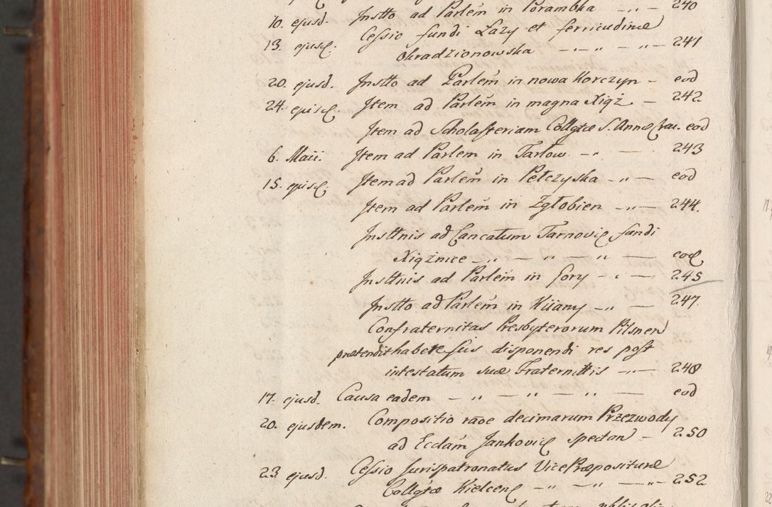 Zdjęcie nr 850 dla obiektu archiwalnego: Acta actorum episcopalium R. D. Constantini Feliciani in Szaniawy Szaniawski, episcopi Cracoviensis, ducis Severiae per annos 1724 - 1727 conscripta. Volumen II