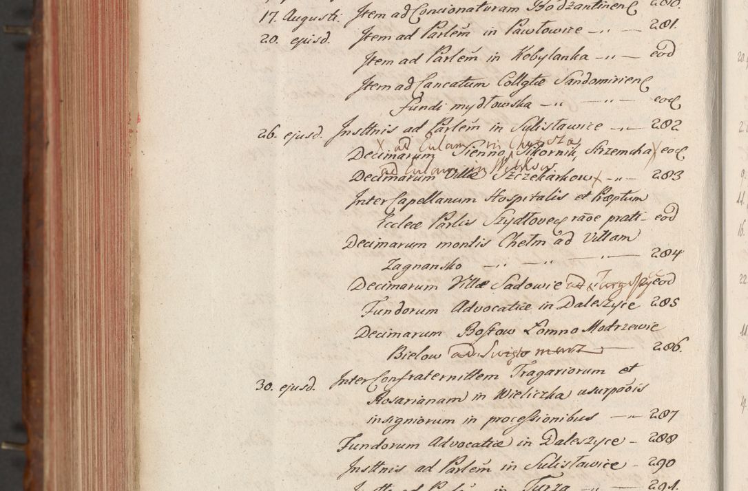 Zdjęcie nr 852 dla obiektu archiwalnego: Acta actorum episcopalium R. D. Constantini Feliciani in Szaniawy Szaniawski, episcopi Cracoviensis, ducis Severiae per annos 1724 - 1727 conscripta. Volumen II