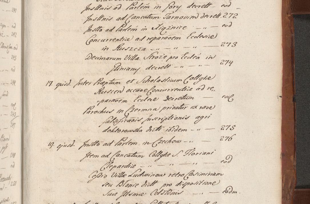Zdjęcie nr 851 dla obiektu archiwalnego: Acta actorum episcopalium R. D. Constantini Feliciani in Szaniawy Szaniawski, episcopi Cracoviensis, ducis Severiae per annos 1724 - 1727 conscripta. Volumen II
