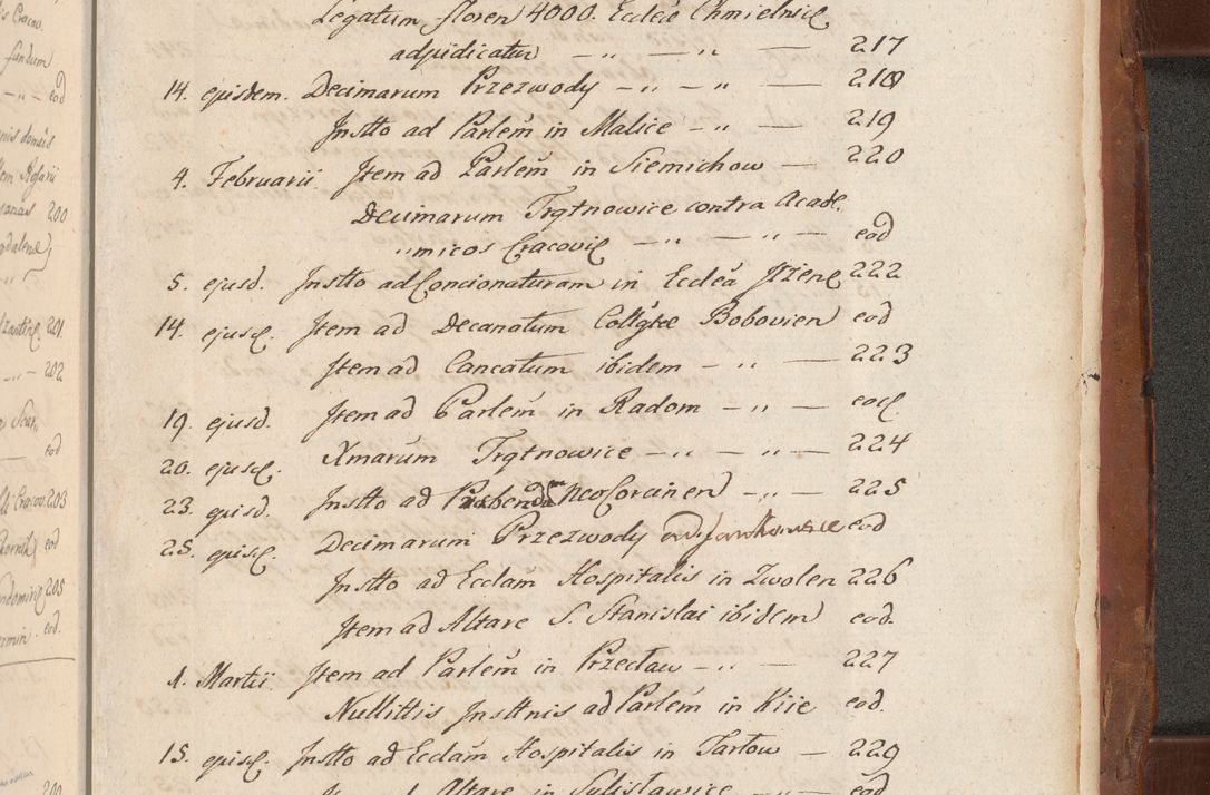 Zdjęcie nr 849 dla obiektu archiwalnego: Acta actorum episcopalium R. D. Constantini Feliciani in Szaniawy Szaniawski, episcopi Cracoviensis, ducis Severiae per annos 1724 - 1727 conscripta. Volumen II