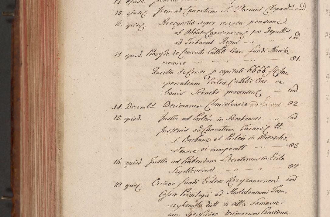 Zdjęcie nr 842 dla obiektu archiwalnego: Acta actorum episcopalium R. D. Constantini Feliciani in Szaniawy Szaniawski, episcopi Cracoviensis, ducis Severiae per annos 1724 - 1727 conscripta. Volumen II
