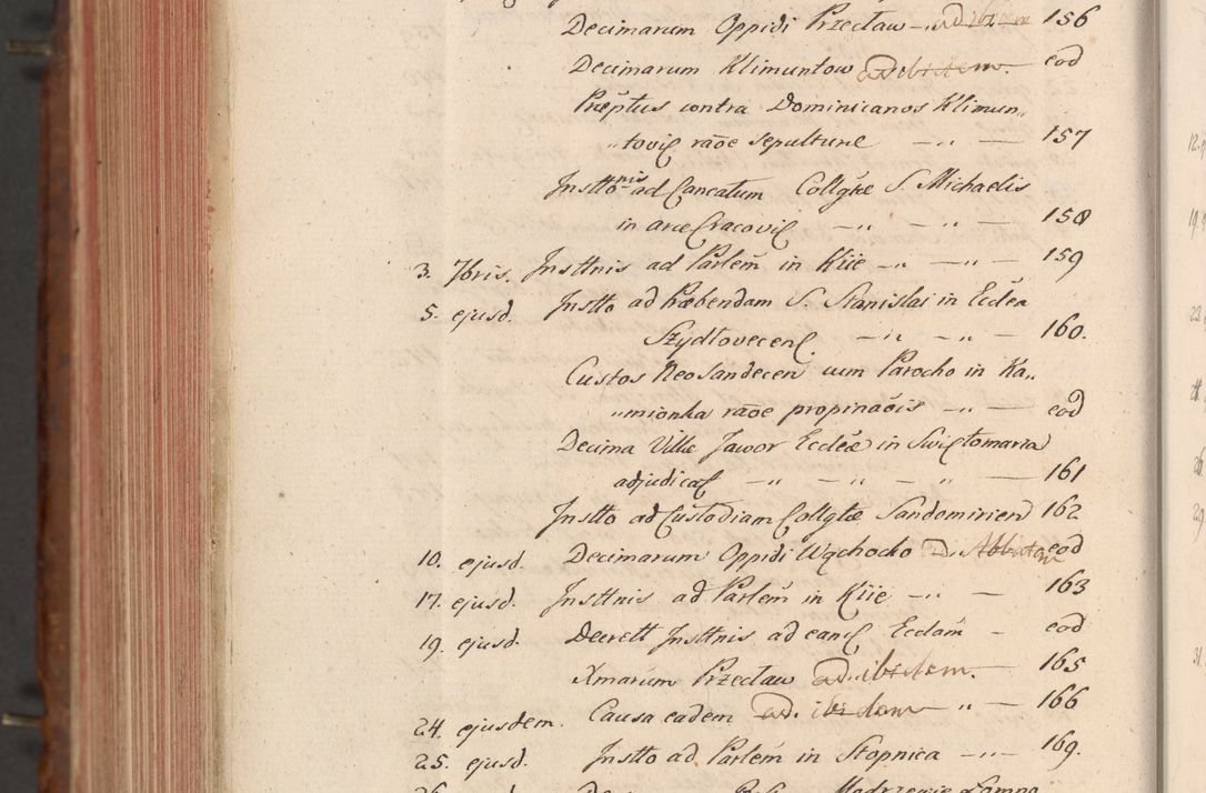 Zdjęcie nr 846 dla obiektu archiwalnego: Acta actorum episcopalium R. D. Constantini Feliciani in Szaniawy Szaniawski, episcopi Cracoviensis, ducis Severiae per annos 1724 - 1727 conscripta. Volumen II