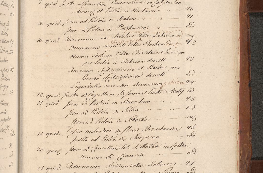 Zdjęcie nr 839 dla obiektu archiwalnego: Acta actorum episcopalium R. D. Constantini Feliciani in Szaniawy Szaniawski, episcopi Cracoviensis, ducis Severiae per annos 1724 - 1727 conscripta. Volumen II