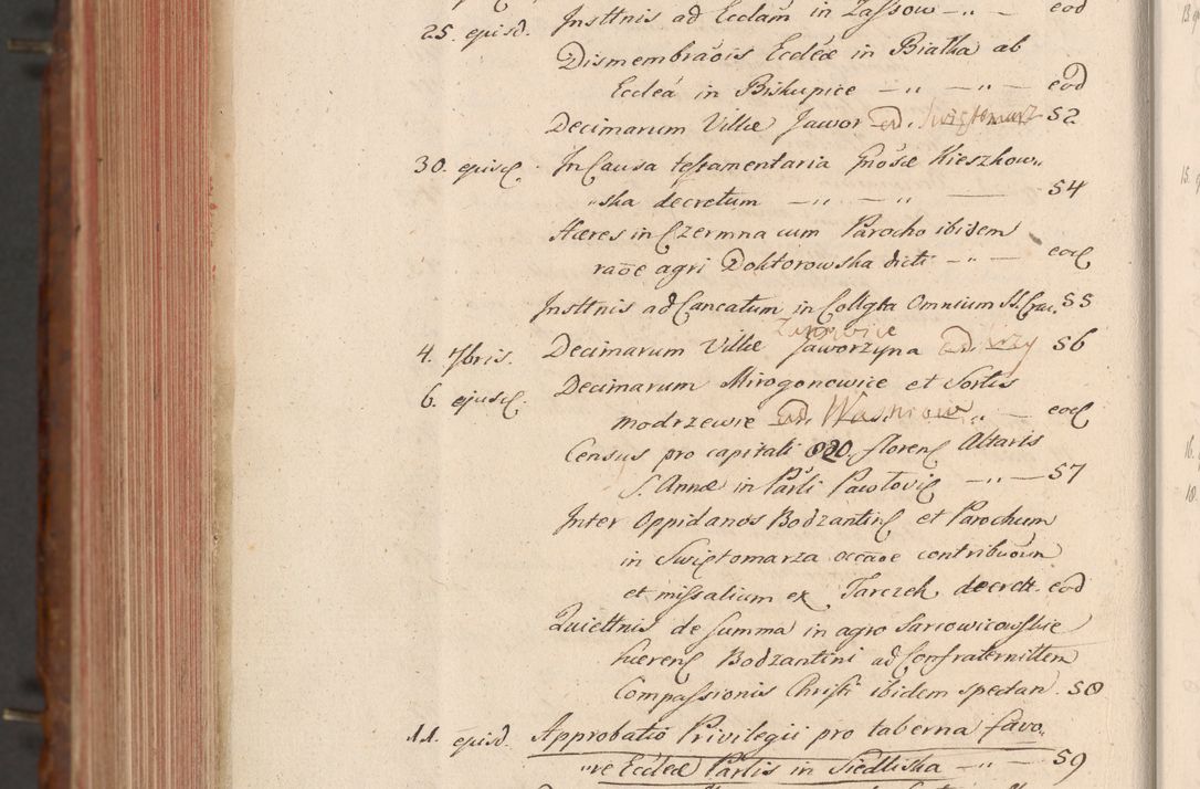 Zdjęcie nr 840 dla obiektu archiwalnego: Acta actorum episcopalium R. D. Constantini Feliciani in Szaniawy Szaniawski, episcopi Cracoviensis, ducis Severiae per annos 1724 - 1727 conscripta. Volumen II