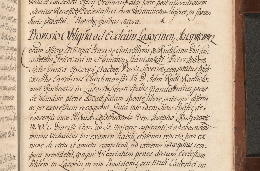 Zdjęcie nr 835 dla obiektu archiwalnego: Acta actorum episcopalium R. D. Constantini Feliciani in Szaniawy Szaniawski, episcopi Cracoviensis, ducis Severiae per annos 1724 - 1727 conscripta. Volumen II