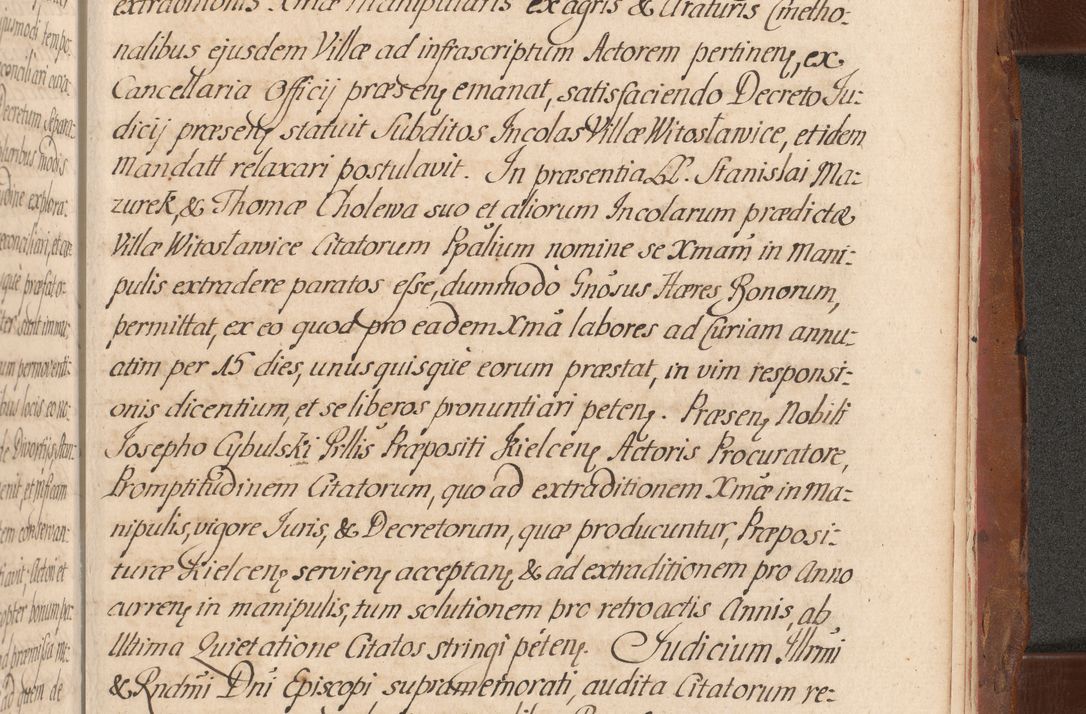 Zdjęcie nr 831 dla obiektu archiwalnego: Acta actorum episcopalium R. D. Constantini Feliciani in Szaniawy Szaniawski, episcopi Cracoviensis, ducis Severiae per annos 1724 - 1727 conscripta. Volumen II
