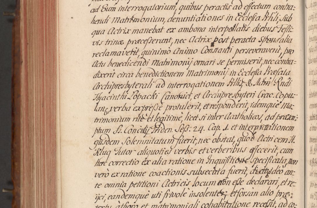 Zdjęcie nr 828 dla obiektu archiwalnego: Acta actorum episcopalium R. D. Constantini Feliciani in Szaniawy Szaniawski, episcopi Cracoviensis, ducis Severiae per annos 1724 - 1727 conscripta. Volumen II