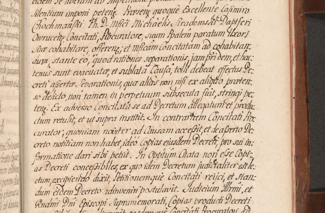 Zdjęcie nr 821 dla obiektu archiwalnego: Acta actorum episcopalium R. D. Constantini Feliciani in Szaniawy Szaniawski, episcopi Cracoviensis, ducis Severiae per annos 1724 - 1727 conscripta. Volumen II