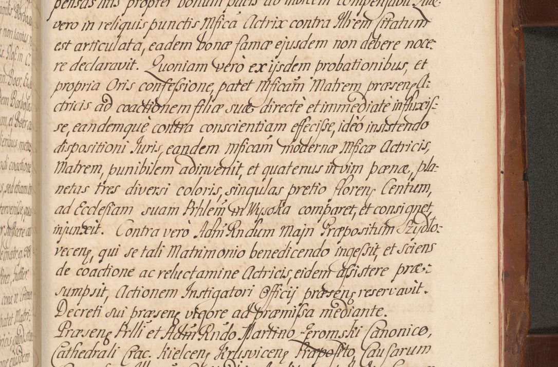 Zdjęcie nr 819 dla obiektu archiwalnego: Acta actorum episcopalium R. D. Constantini Feliciani in Szaniawy Szaniawski, episcopi Cracoviensis, ducis Severiae per annos 1724 - 1727 conscripta. Volumen II
