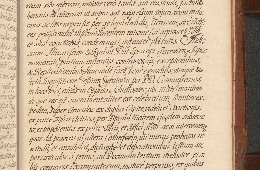 Zdjęcie nr 815 dla obiektu archiwalnego: Acta actorum episcopalium R. D. Constantini Feliciani in Szaniawy Szaniawski, episcopi Cracoviensis, ducis Severiae per annos 1724 - 1727 conscripta. Volumen II