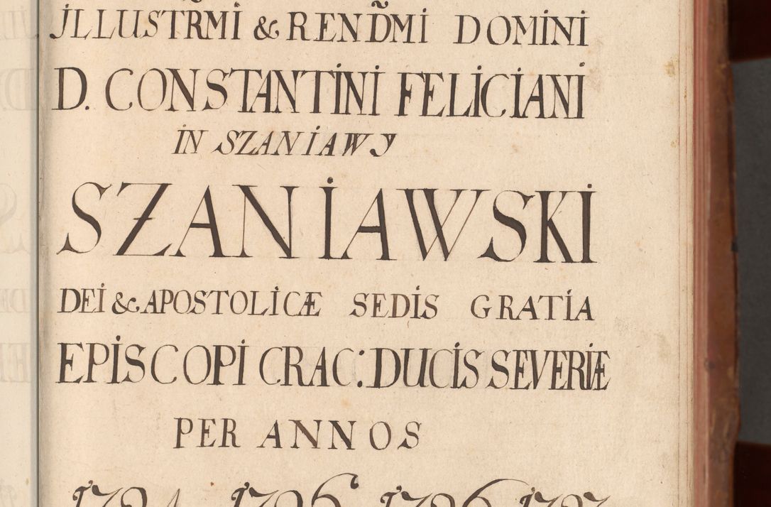 Zdjęcie nr 10 dla obiektu archiwalnego: Acta actorum episcopalium R. D. Constantini Feliciani in Szaniawy Szaniawski, episcopi Cracoviensis, ducis Severiae per annos 1724 - 1727 conscripta. Volumen II